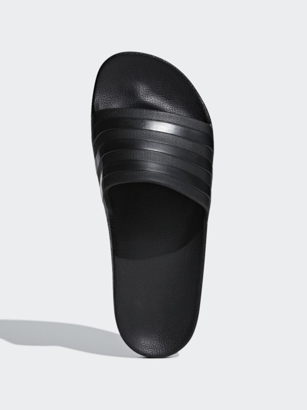 Adidas Black Slide Sandals with Three Stripes Size US Men 11